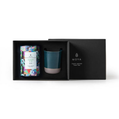 Blatttee und Kaiyo-Becher Set
