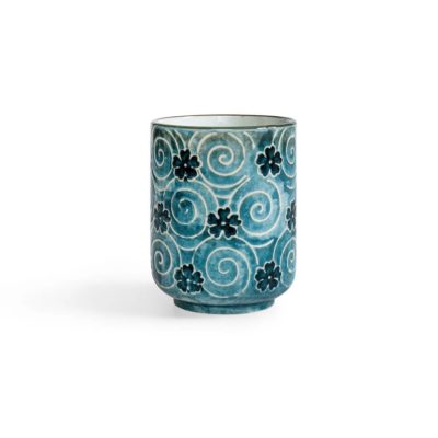 Matcha Becher Blau