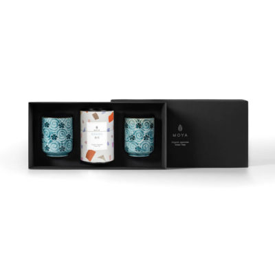Blatttee & 2 Nenu-Becher Set