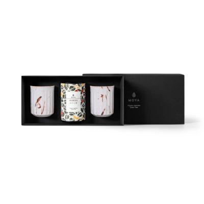 Blatttee & 2 Sato-Becher Set