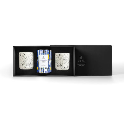 moya leaftea genmaicha set shimo 2 mugs front