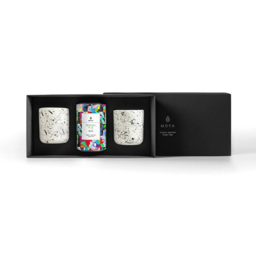 moya leaftea sencha set shimo 2 mugs front