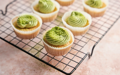 Rezept für Matcha-Cupcakes